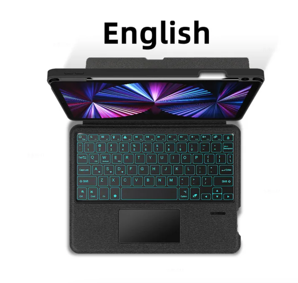keyboard with trackpad for ipad pro 11" (2018),(2020),(m1 2021),ipad air 4th & 5th gen 10.9"keyboard with trackpad for ipad pro 11" (2018),(2020),(m1 2021),ipad air 4th & 5th gen 10.9"