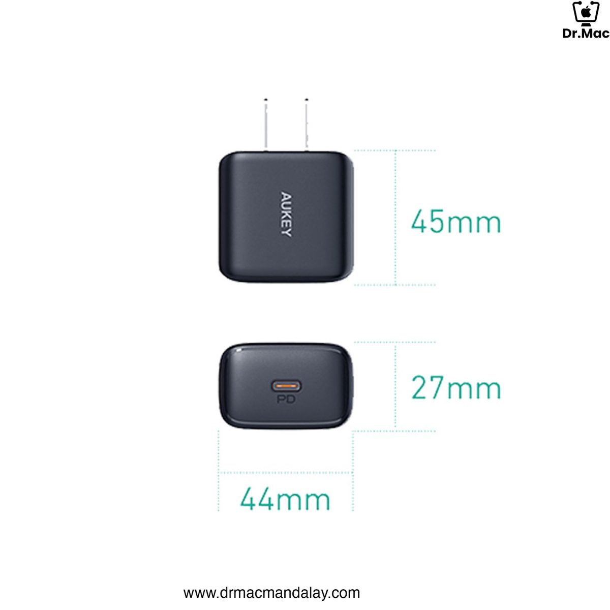 Aukey Swift 20W PD Wall Charger (PA-R1B Black)