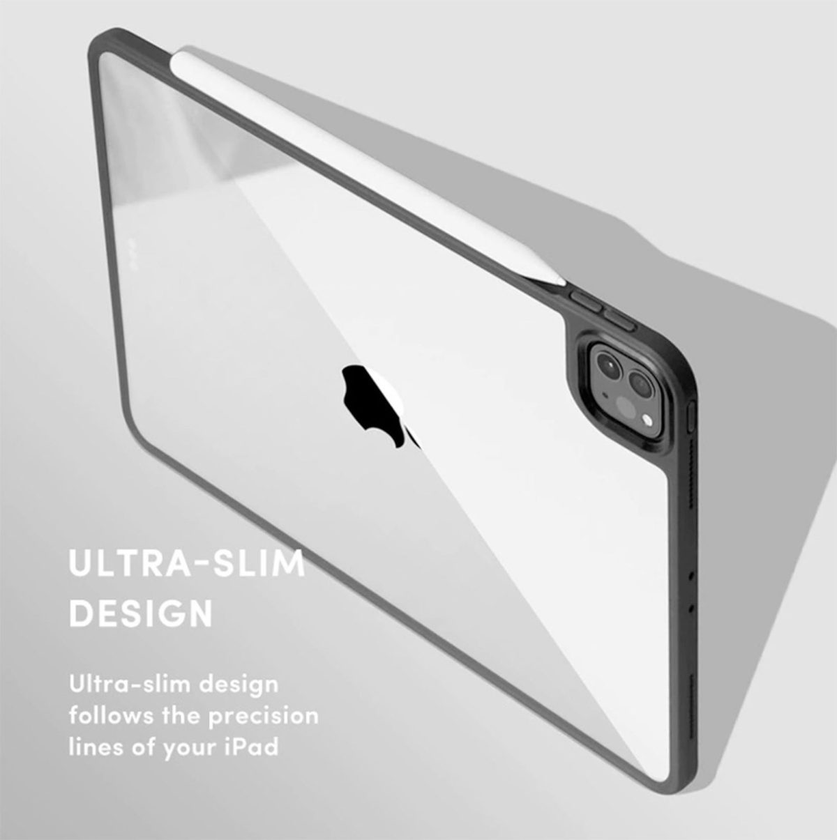 ipad transprant hard cover