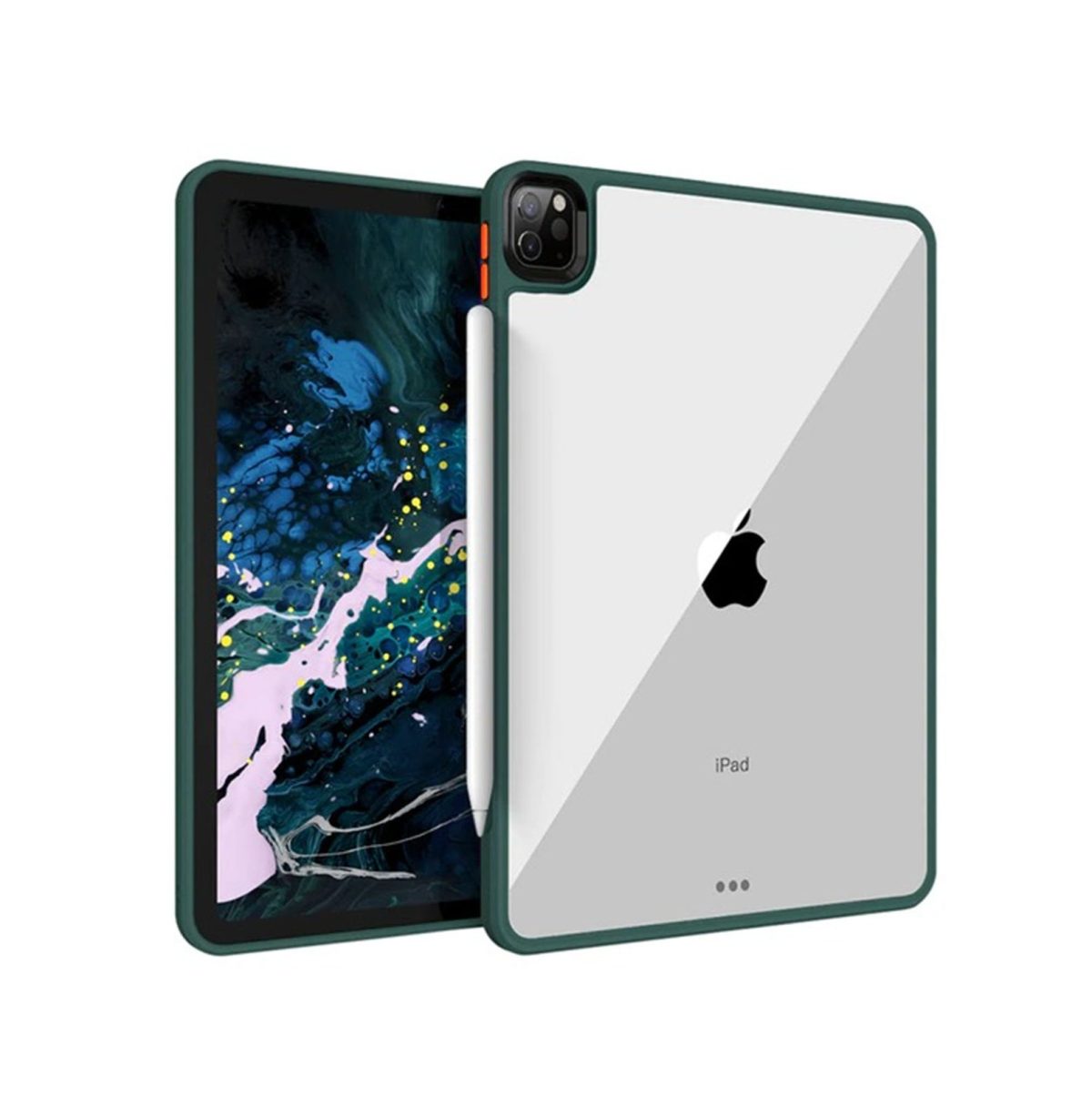 ipad transprant hard cover
