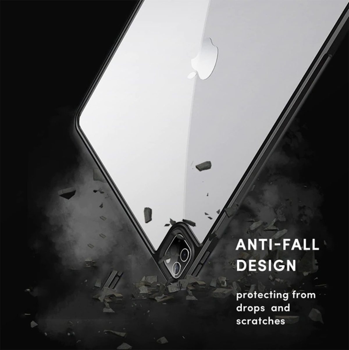 ipad transprant hard cover