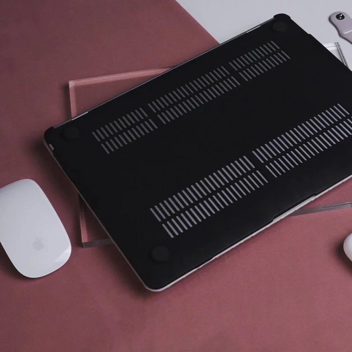 Crocodile Print Leather MacBook Case
