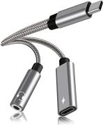 USB-C to 3.5mm Headphone Adapter & Charging Cable