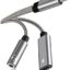 USB-C to 3.5mm Headphone Adapter & Charging Cable