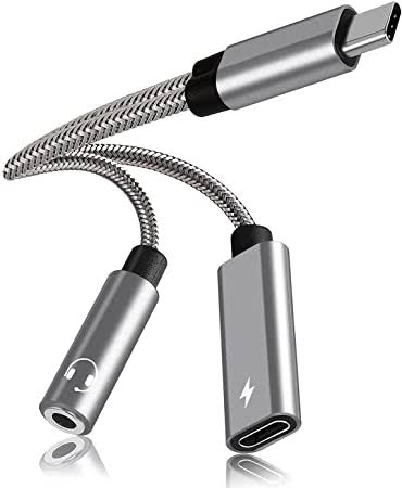 USB-C to 3.5mm Headphone Adapter & Charging Cable