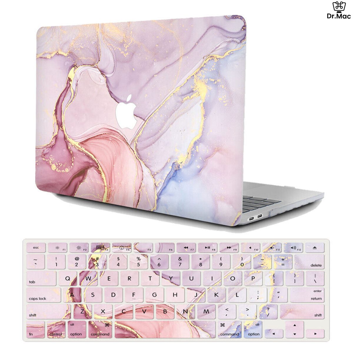 macbook air 13.6" m2,m3 body cover & keyboard cover