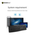 micropack k 206 office lite 2 classic keyboard black
