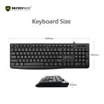 micropack k 206 office lite 2 classic keyboard black