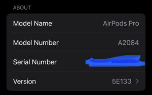 AirPods Model & Version