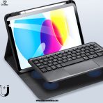 wireless keyboard with trackpad for ipad 10th gen 2022 tk series, (model tk 02)