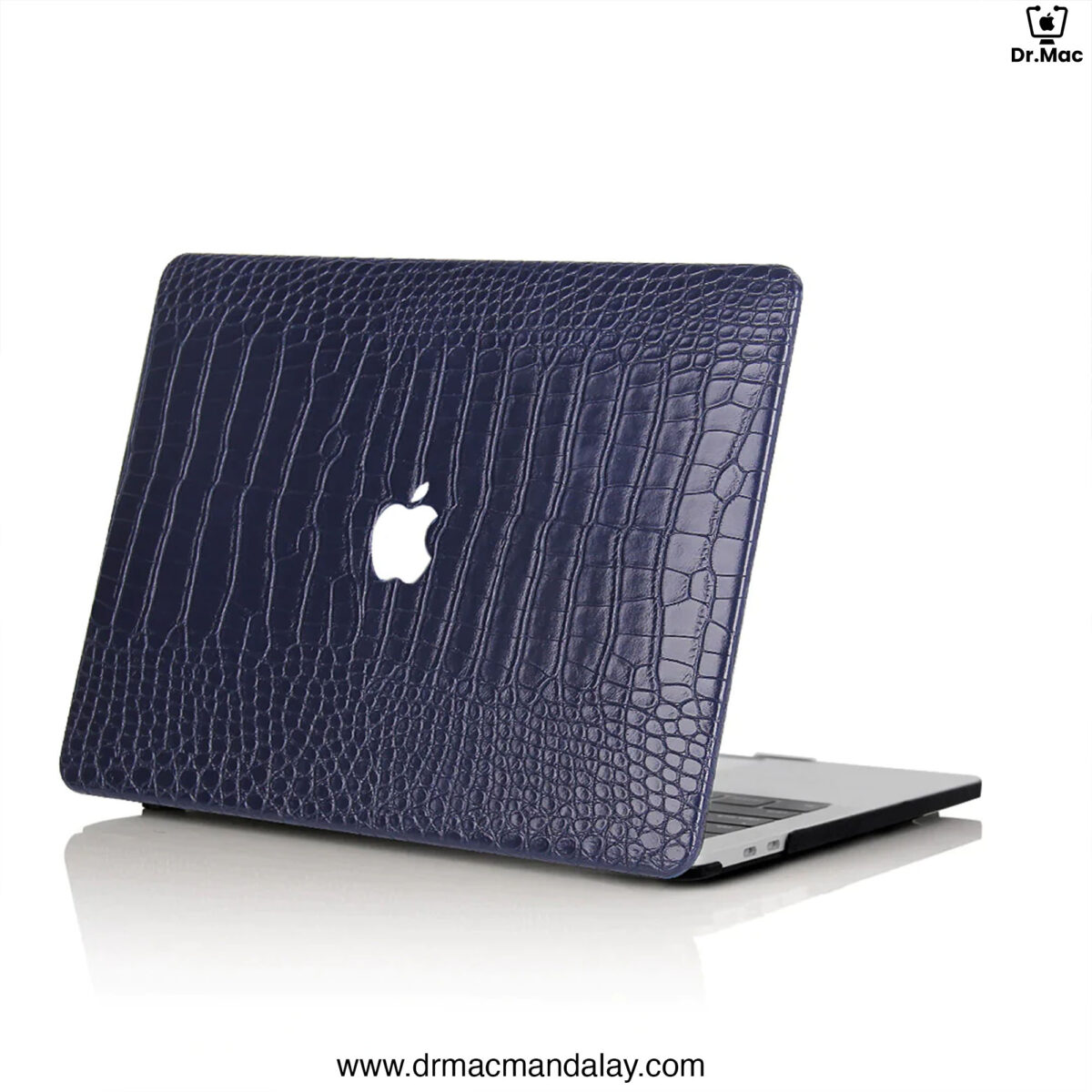 crocodile print leather macbook case for macbook air 15.3"