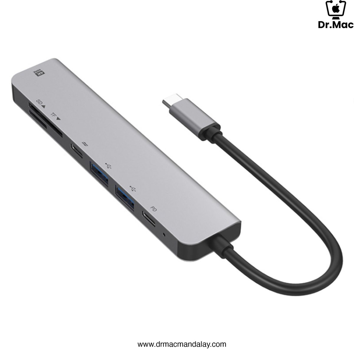 7 in 1 usb type c hub adapter with 4k hdmi, usb 3.0