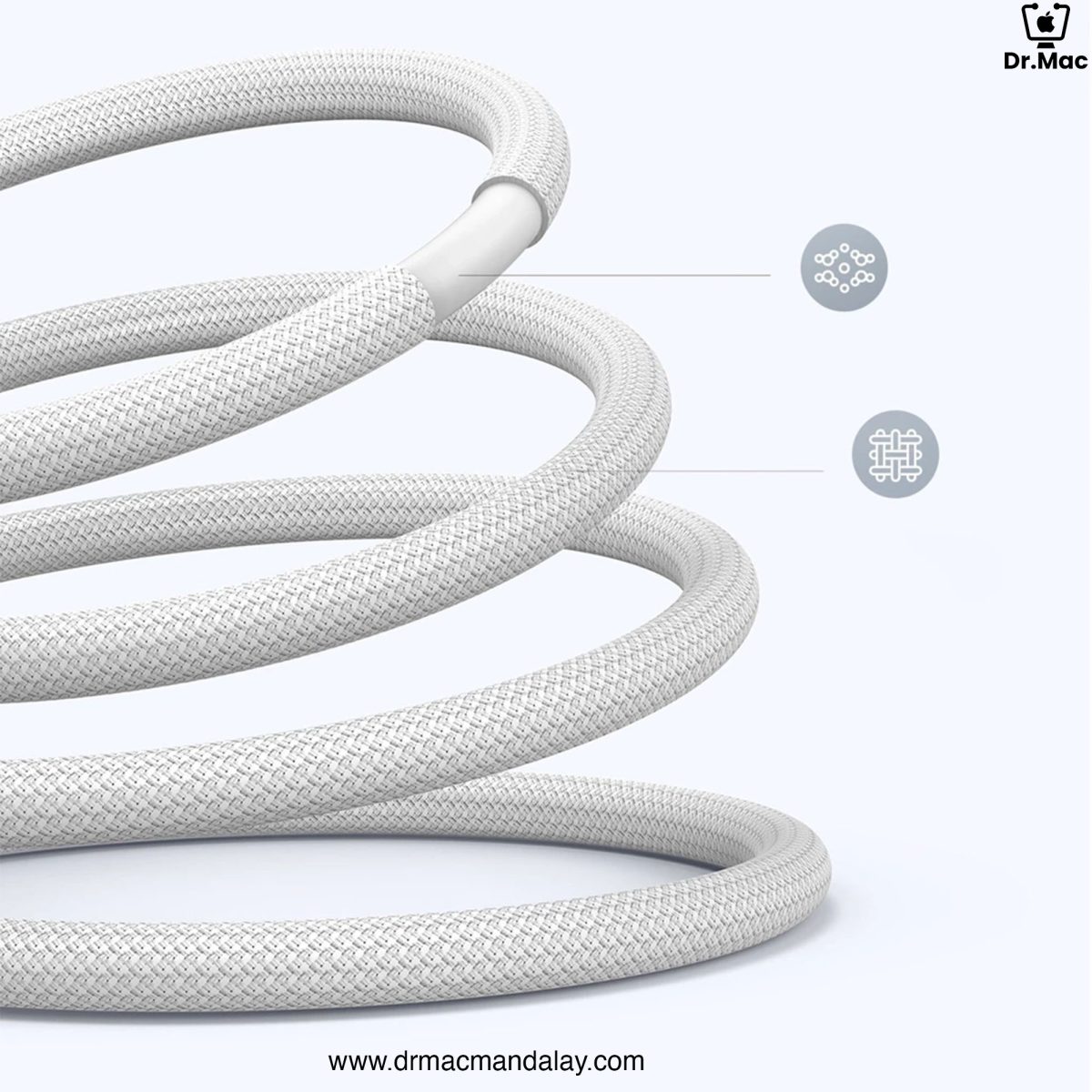 Ugreen 100W PD Fast Charging Nylon Braided USB-C to USB-C Cable(2m)