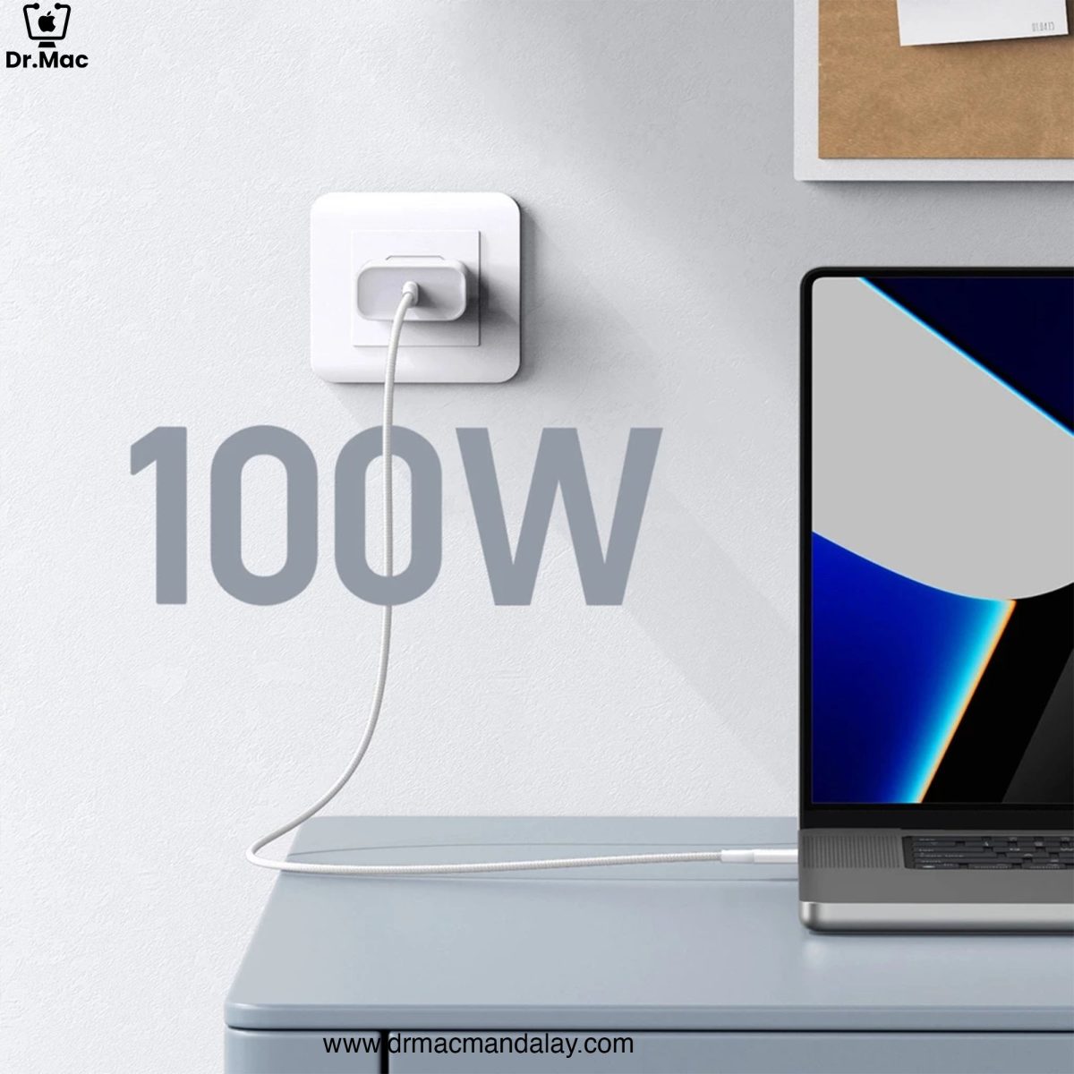 Ugreen 100W PD Fast Charging Nylon Braided USB-C to USB-C Cable(2m)
