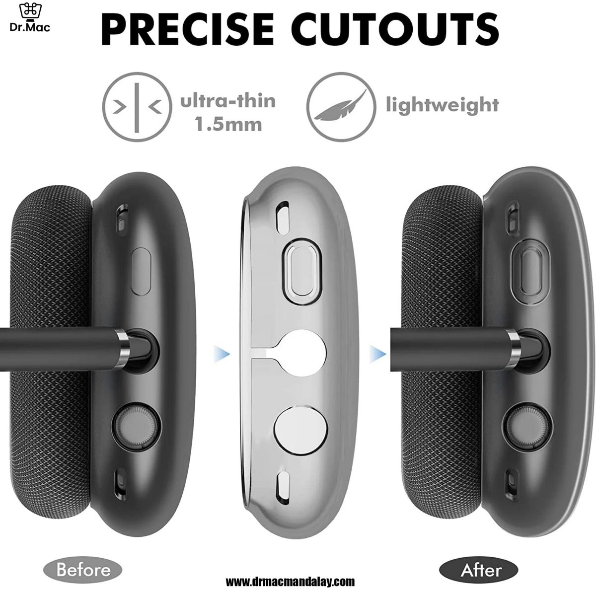airpods max silicon case