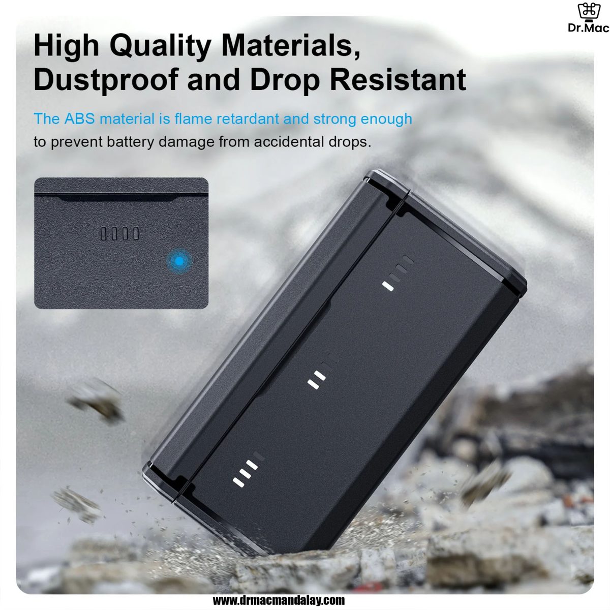telesin gopro hero 13 batteries and its charging case package
