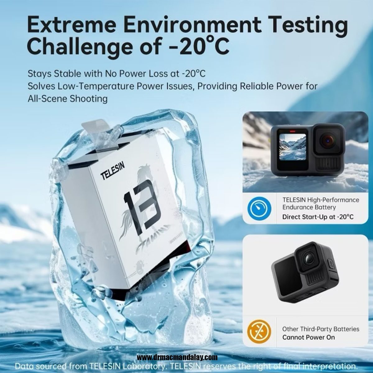 Telesin GoPro Hero 13 Battery