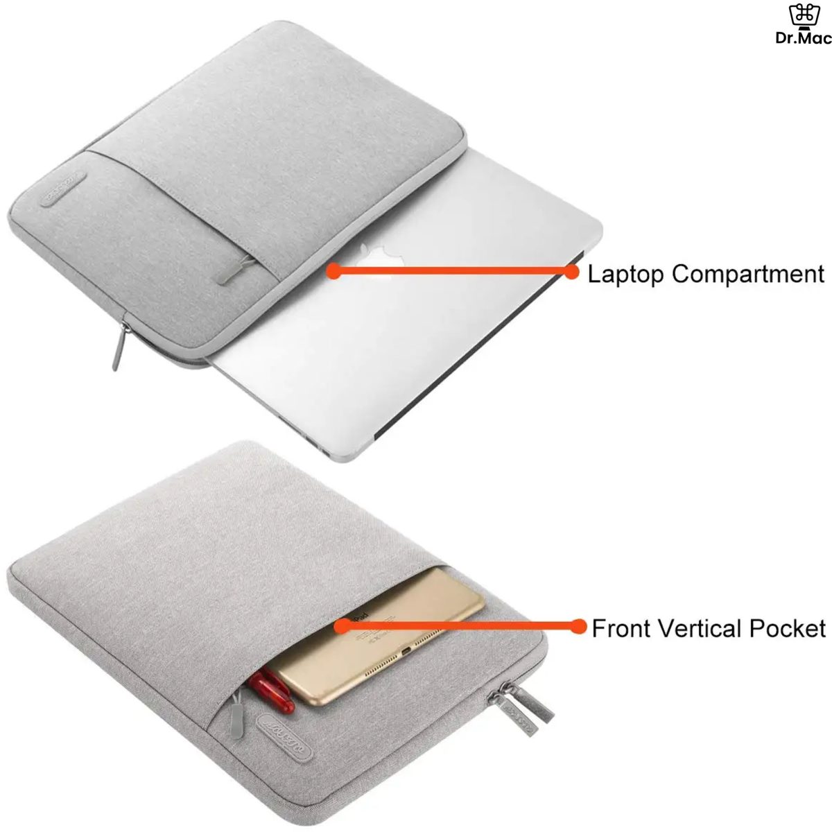 Mosiso Polyester MacBook Sleeve Bag For 13",14"